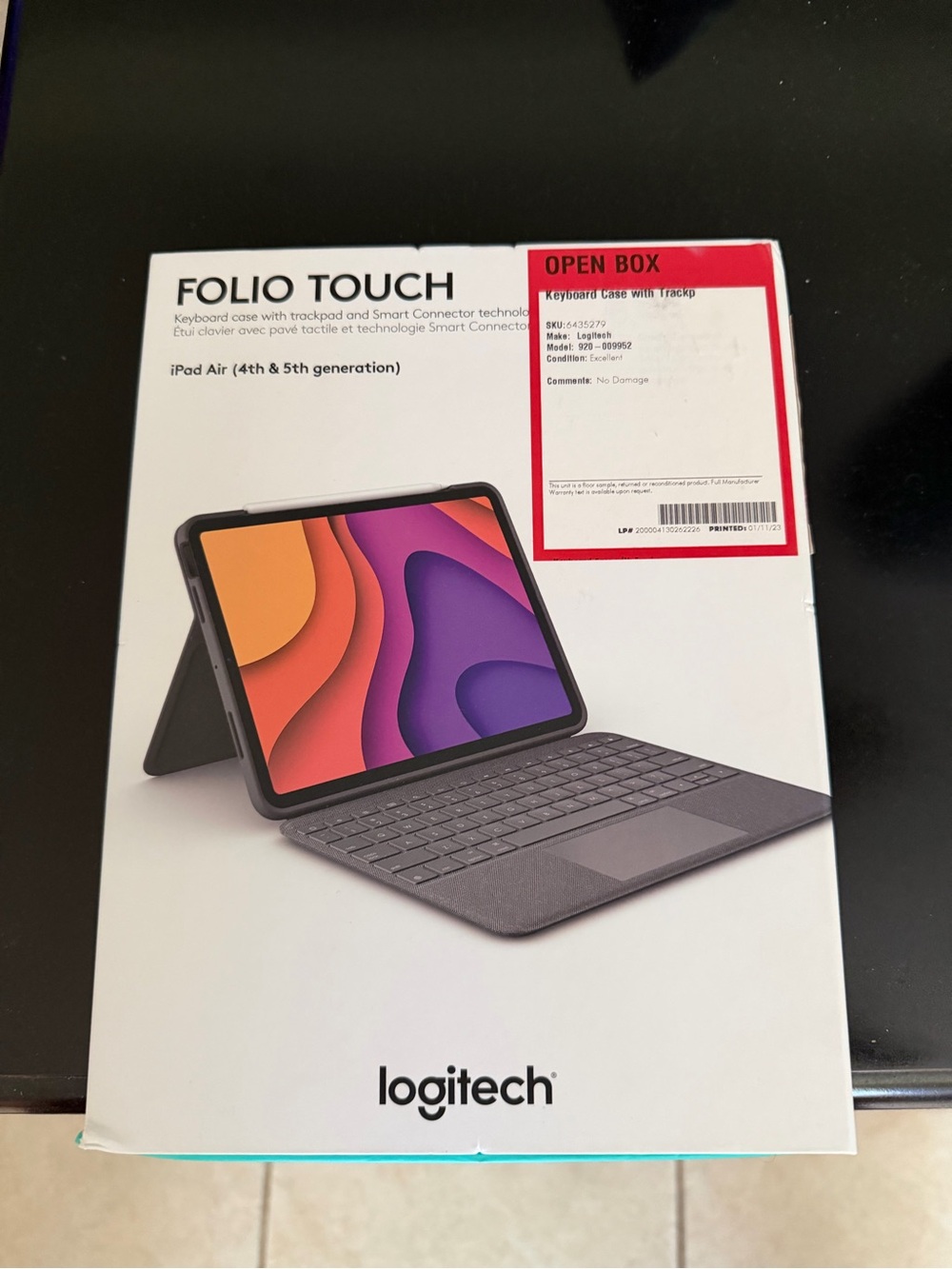 Logitech Folio Touch Keyboard Case — Gray